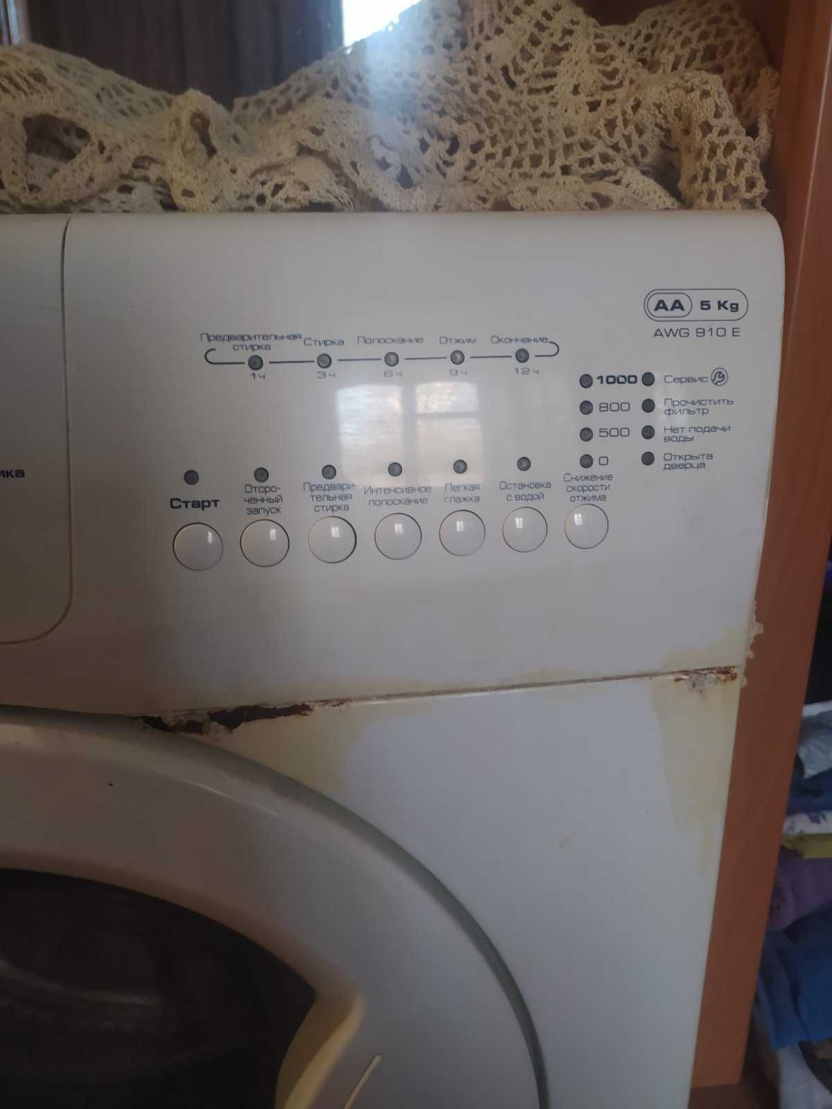 Продам стиральную машинку Whirlpool AWG 910 E (на запчасти).