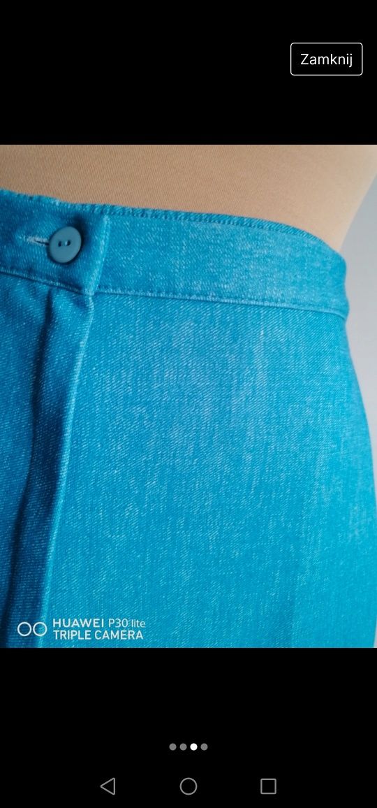 Spodnie nowe piękne niebieskie r 44.46