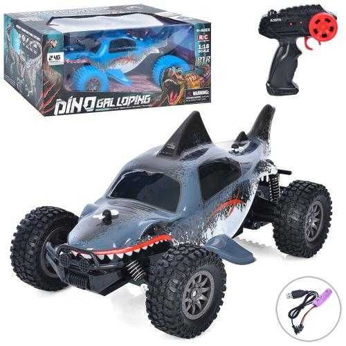 Машина на радиоуправлении KC9040-9F с аккумуятором в виде акулы