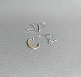 Piercing no nariz.