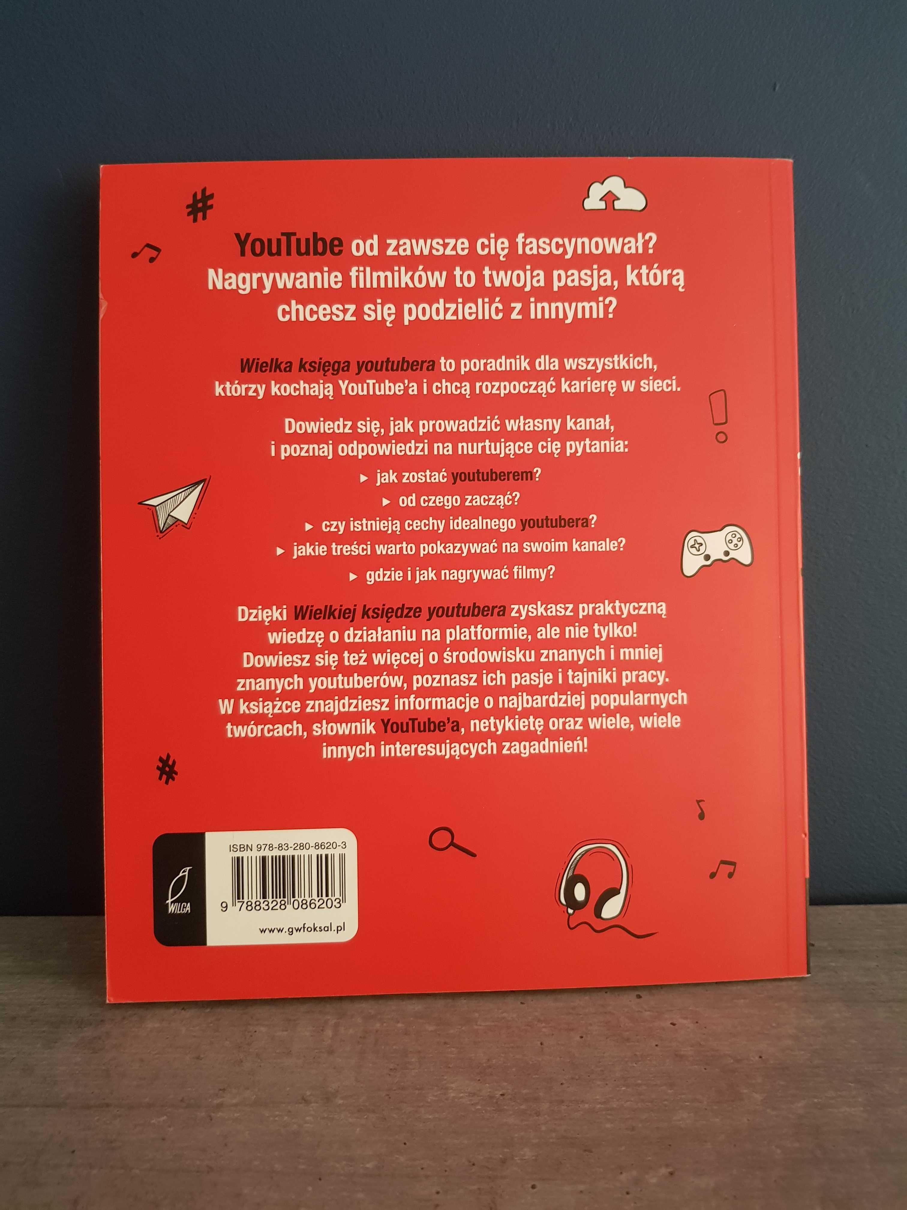 Książka poradnik Wielka Księga Youtubera