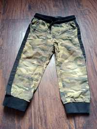 Spodnie Reserved 98 moro wojskowe khaki joggery