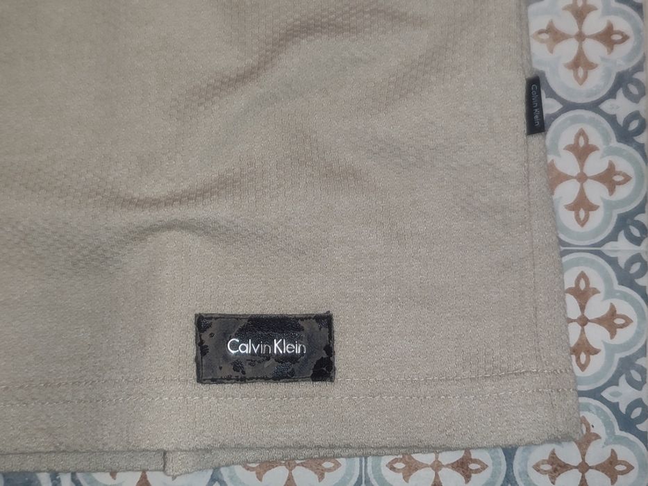 Koszulka polo CK Calvin Klein r. M beż