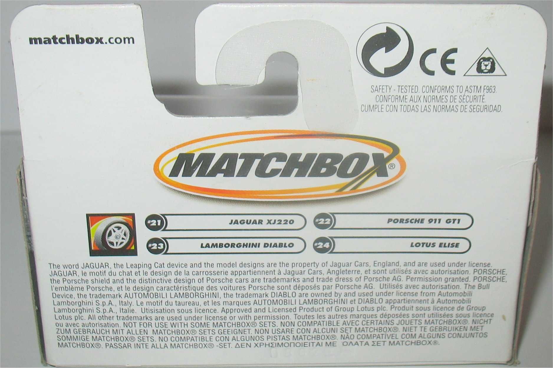 Matchbox - Lamborghini Diablo - c/logo 50 Anos