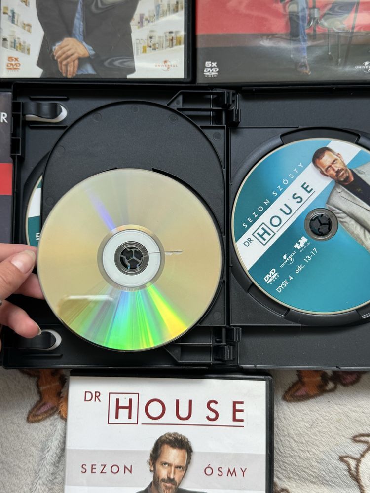 Dr house sezon 1-8 bez 7! Dvd kolekcja
