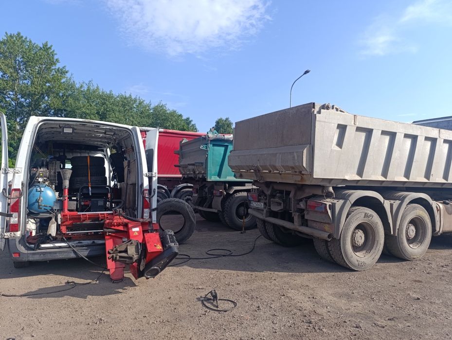 Wulkanizacja Mobilna Ciężarowe TIR OSOBOWE 24H /7 Serwis Naprawa Opon
