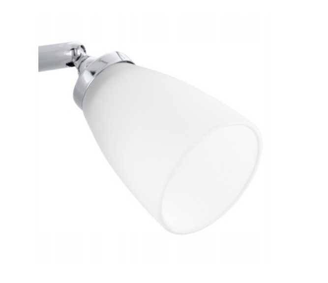 Lampa sufitowa plafon reflektor Eglo Katoro biała szkło 2xG9/40W