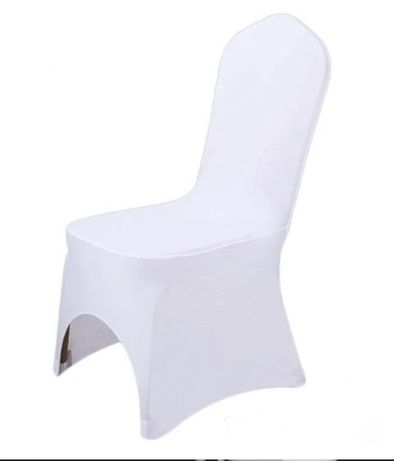 Białe pokrowce bankietowe na krzesła. Wesele,chrzciny,komunia i inne