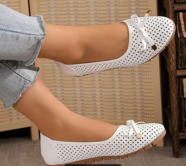 Білі балетки 37розмір