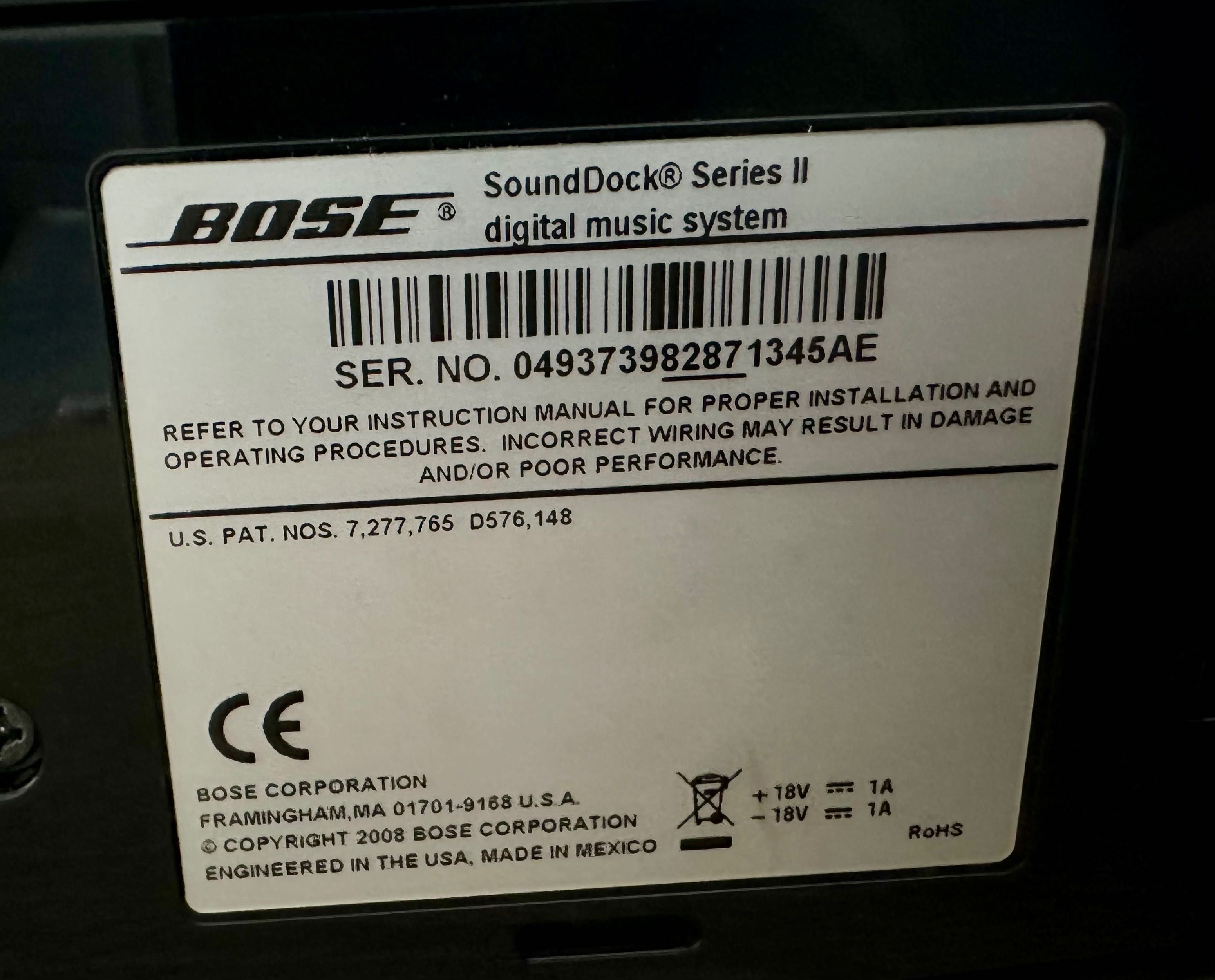 Głośnik Bose SoundDock Series II Bluetooth
