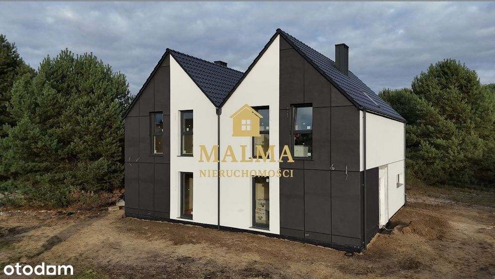 Nowoczesny dom w zabudowie bliźniaczej | 104m² | Łężyca | Zielona Góra