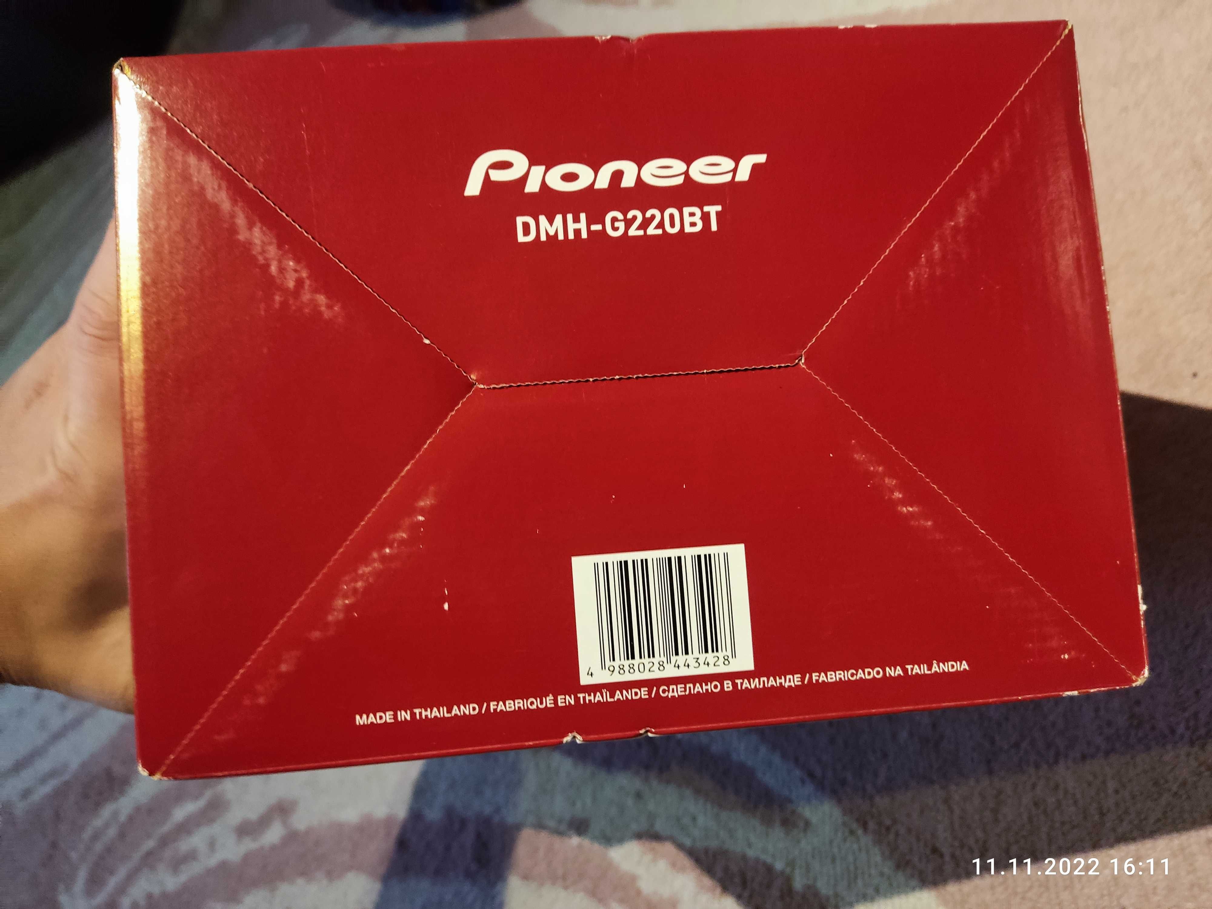 Автомагнитола Pioneer DMH-G220BT Нова