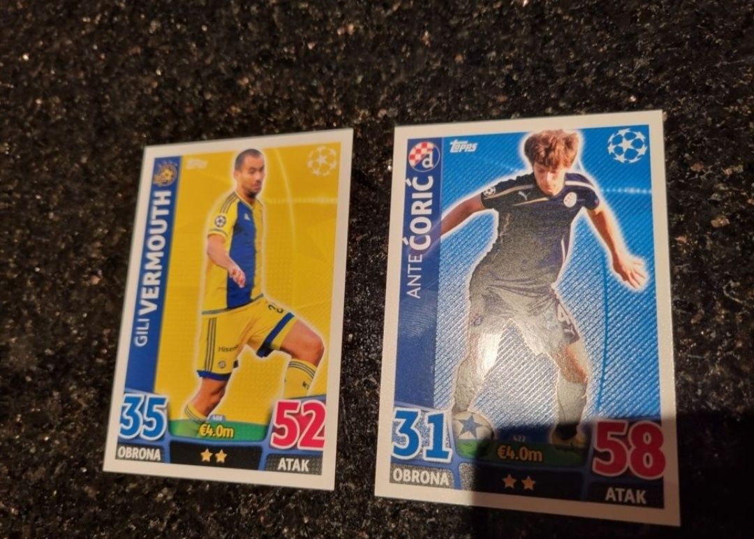 2szt NOWE Karty UEFA Champions League TOPPS Match Vermouth Ćorić
- 408