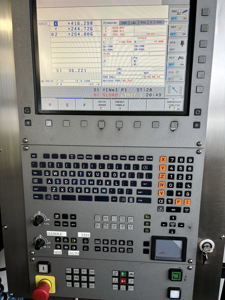 Frezarka centrum obróbcze CNC Wemas VZ1020