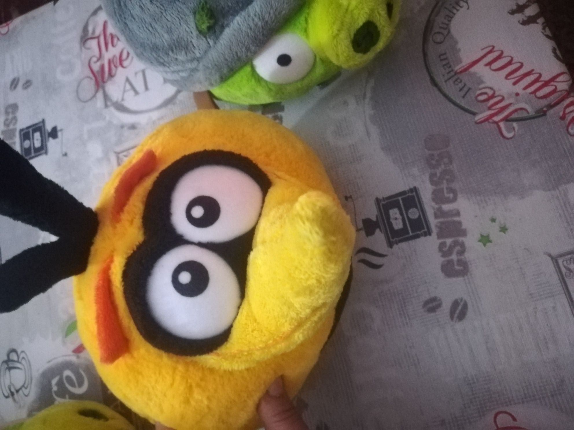 3 Peluches Angry Birds