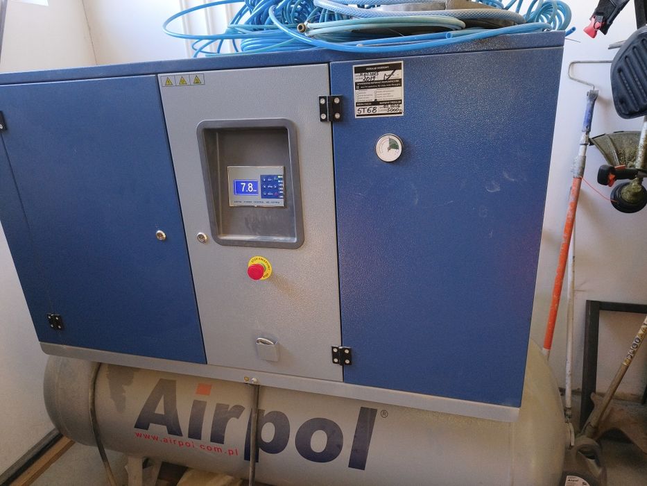 Airpol kompresor śrubowy 11 Kw KTPR 11 2023 falownik osuszacz FV23