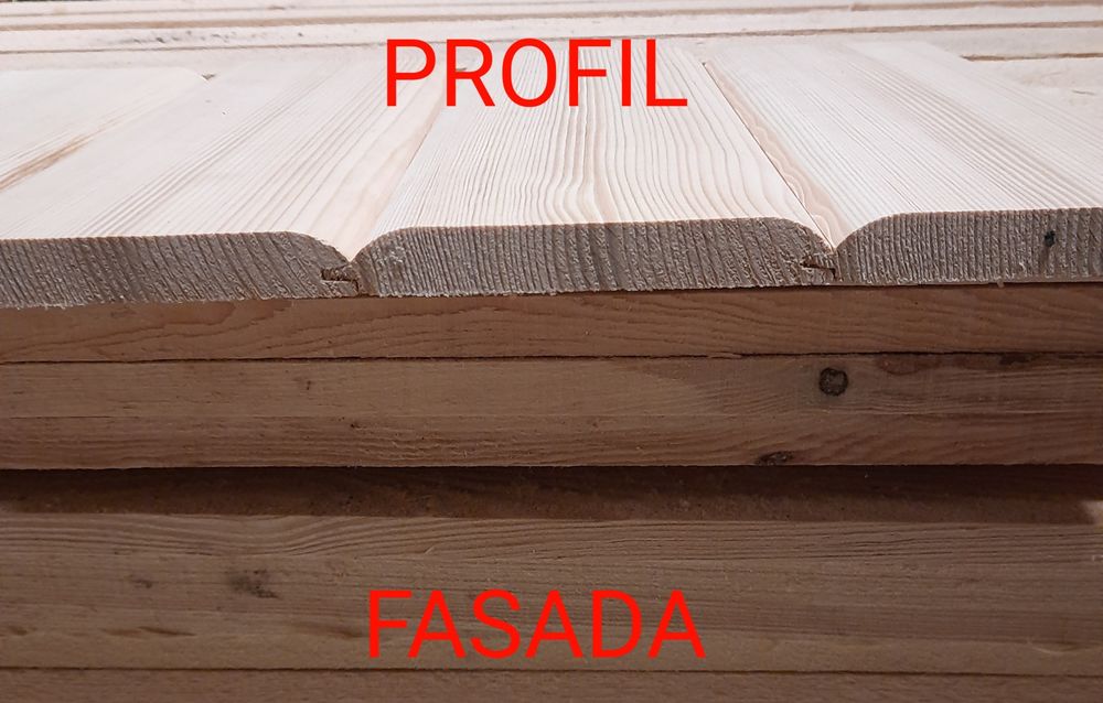 Producent boazeria, szalówka, podbitka sosnowa 1 gat Gr. 12mm x 120mm