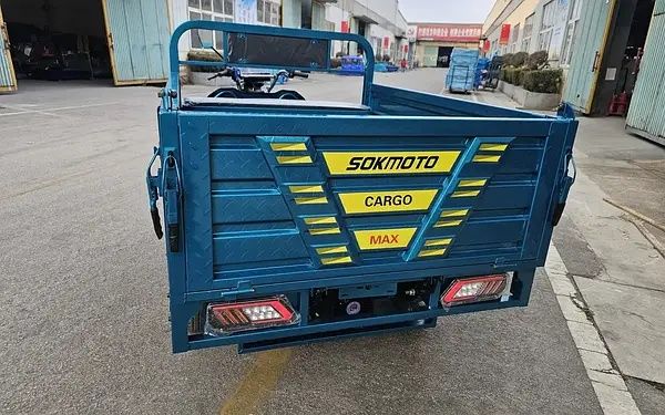 Трицикол ГІБРИДНИЙ до 500км запас ходу  SokMoto  CARGO MAX Доставка