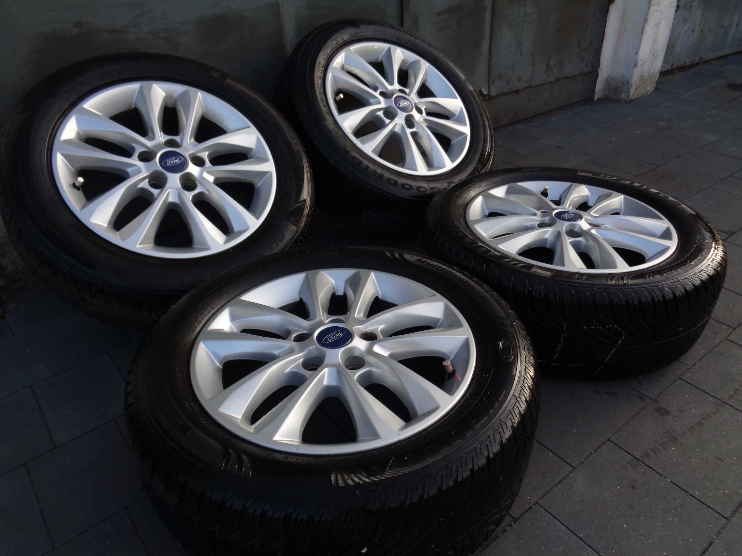 Oryginalne alufelgi FORD Mondeo 16 cali 5x108, VOLVO + opony 2024r
