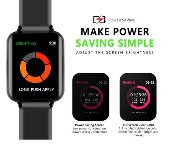 Hero Band III Smartwatch tętno ciśnienie pogoda SMS Sp02 miesiączka