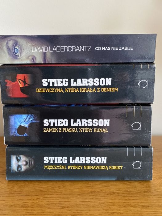 Stieg Larsson/ David Lagercrantz Millenium - pakiet książek - 4 sztuki