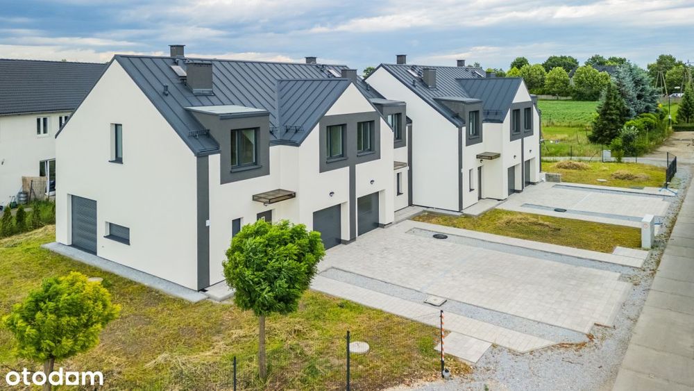 Gotowy bliźniak z garażem, 2 min od G. Roweckiego