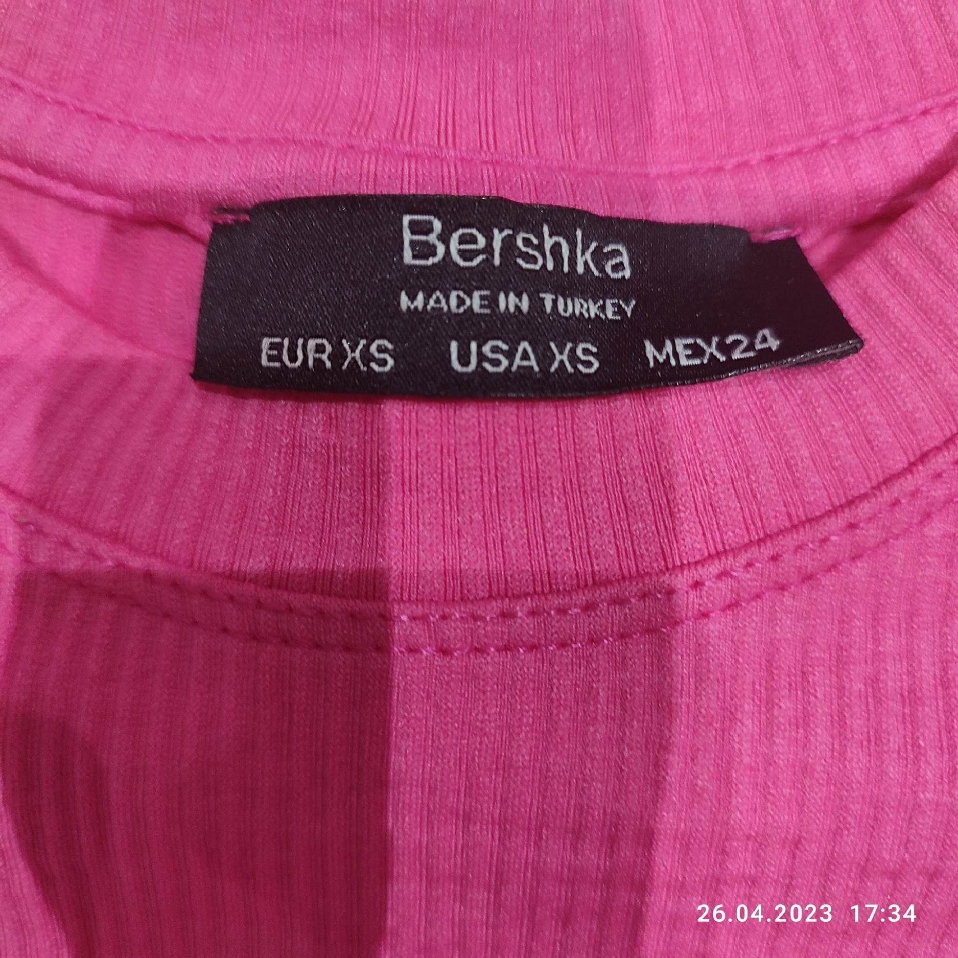 Top bluzka różowa XS 32 Bershka