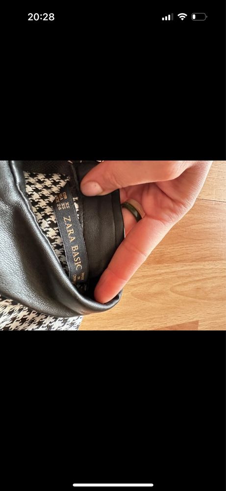 Sukienka Zara pepitka XS