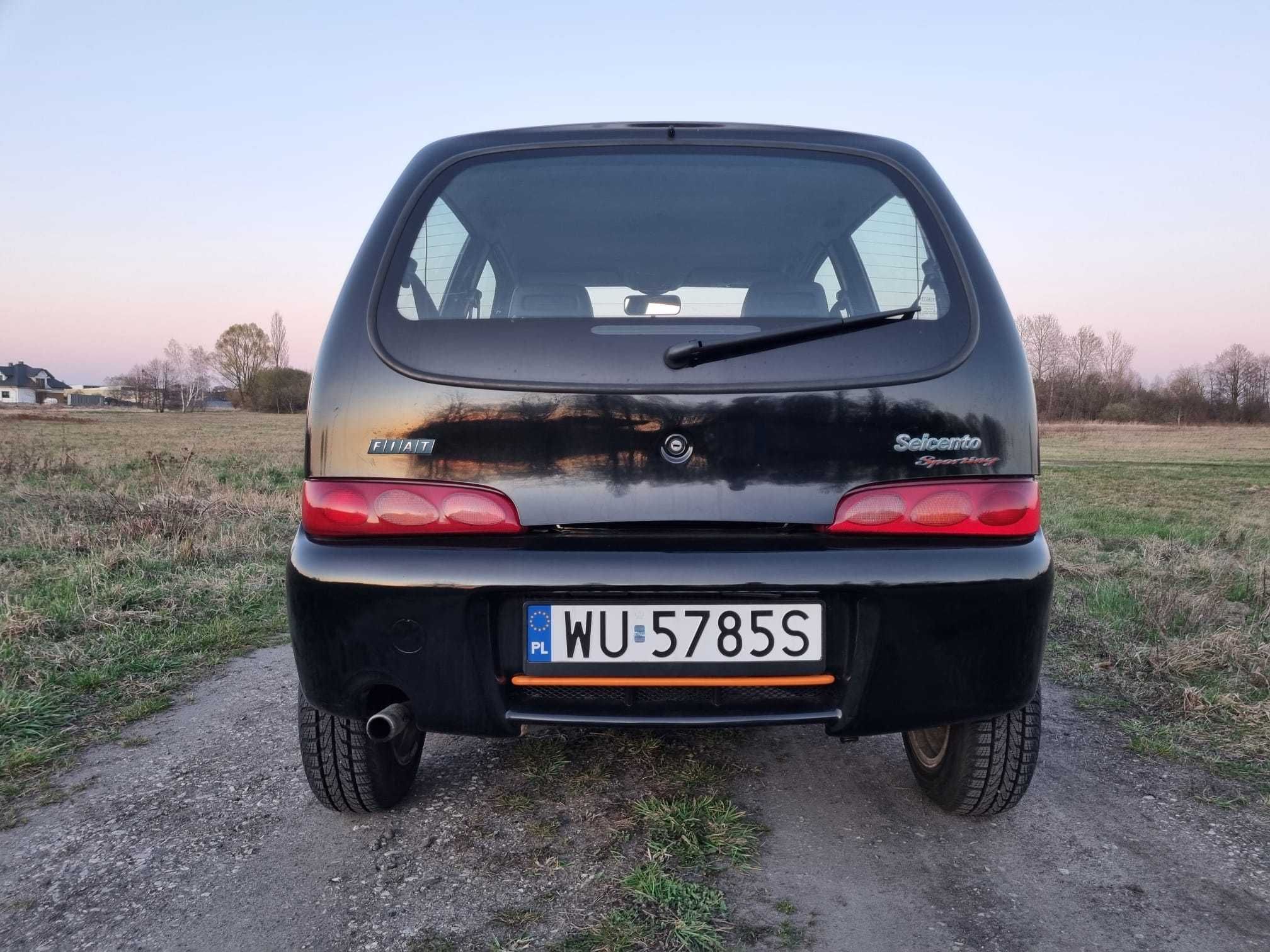 FIat Seicento Sporting - Klima, Oryginalny Lakier, Bez Rdzy !