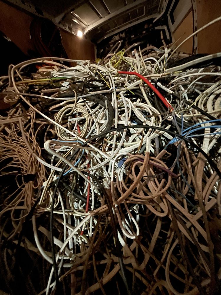 Skup kabli miedzianych. Kable miedziane. Skup złomu. Kontenery na złom