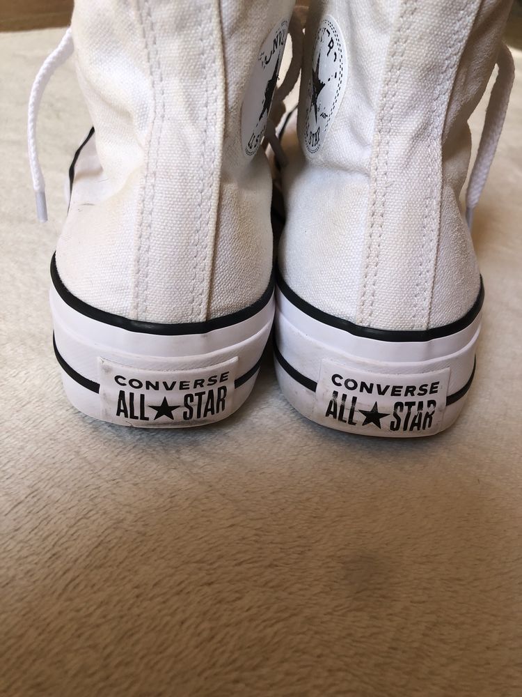 Trampki buty Converse Chuck Taylor All Star Lift High Top White 36