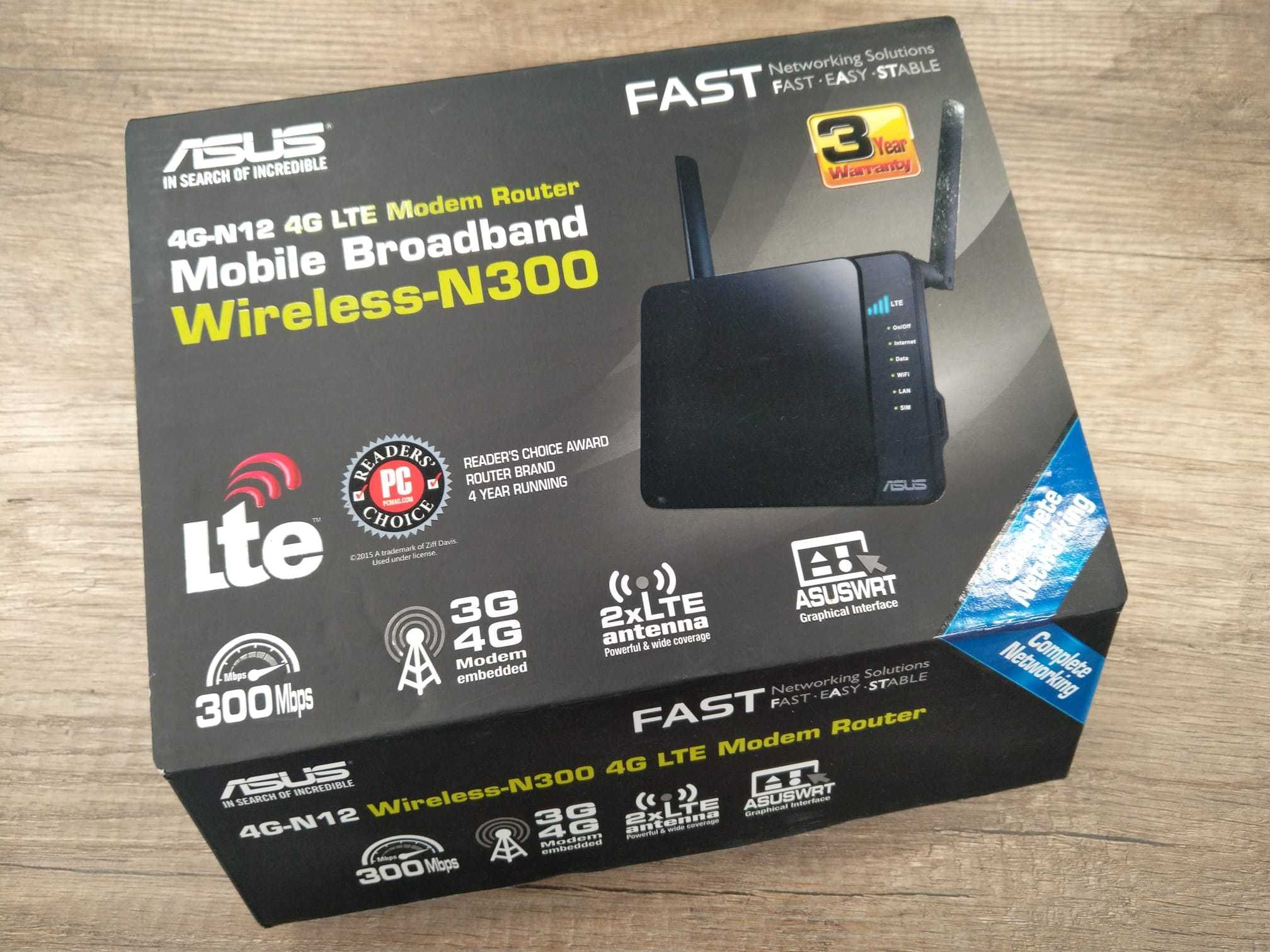 Router Modem ASUS - 4G-N12