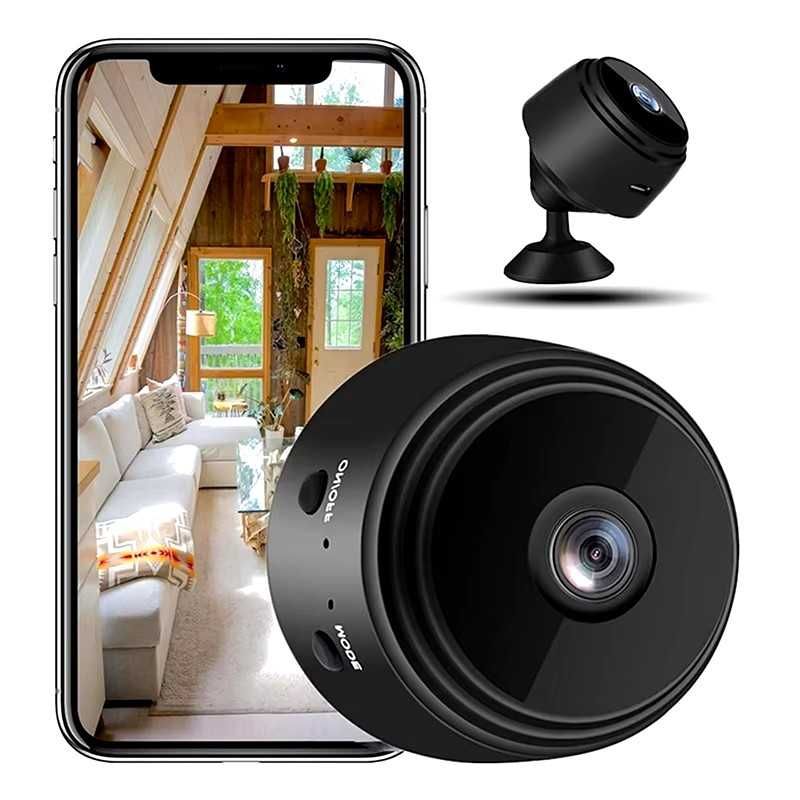 Mini kamera szpiegowska A9 WiFi, Monitorowanie bezprzewodowe, telefon