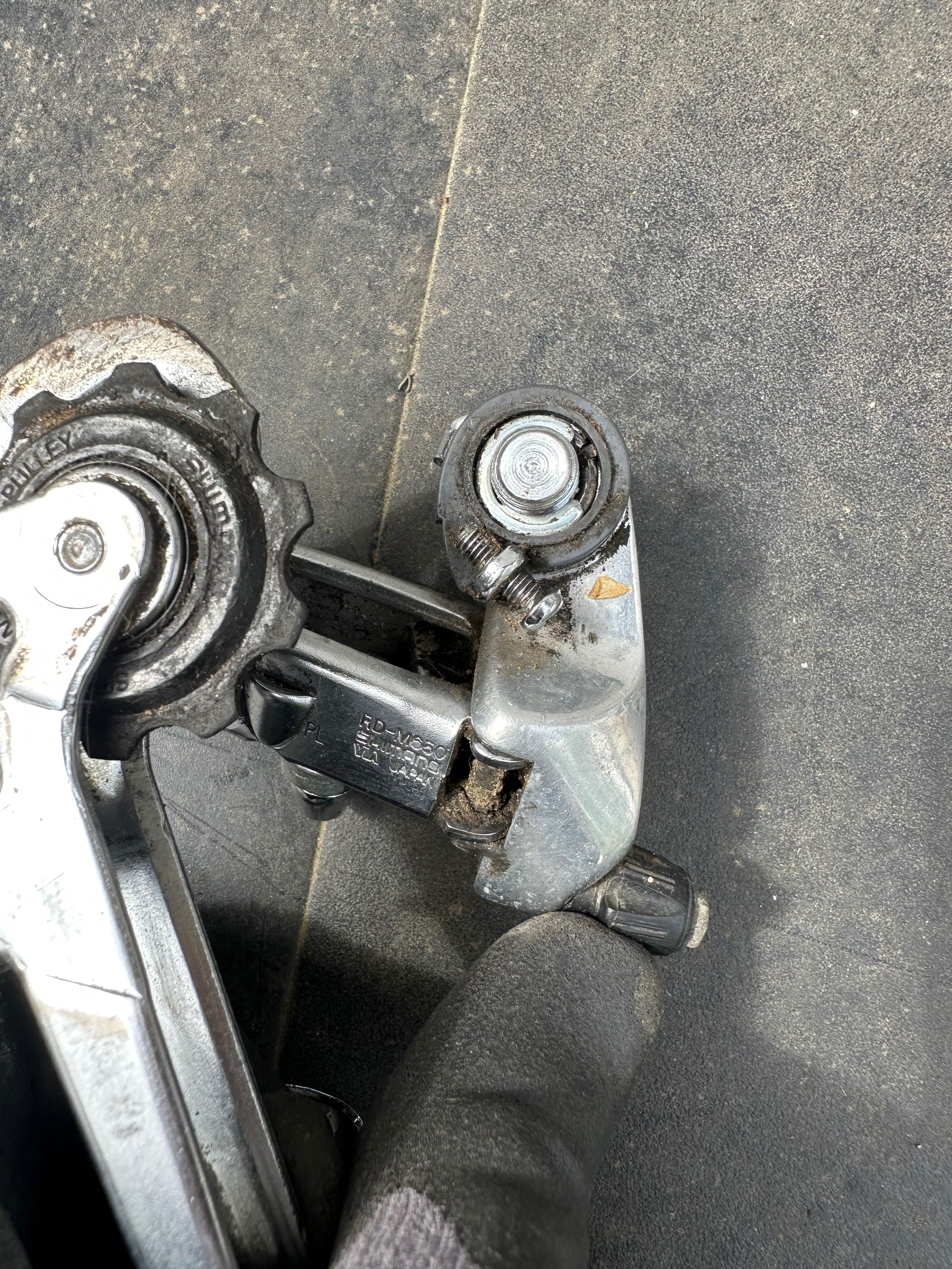 Przerzutka tył i przód Shimano Deore DX RD-M650 sprawne