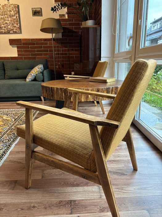 Fotele z PRL lisek, patyczak, śnieżka