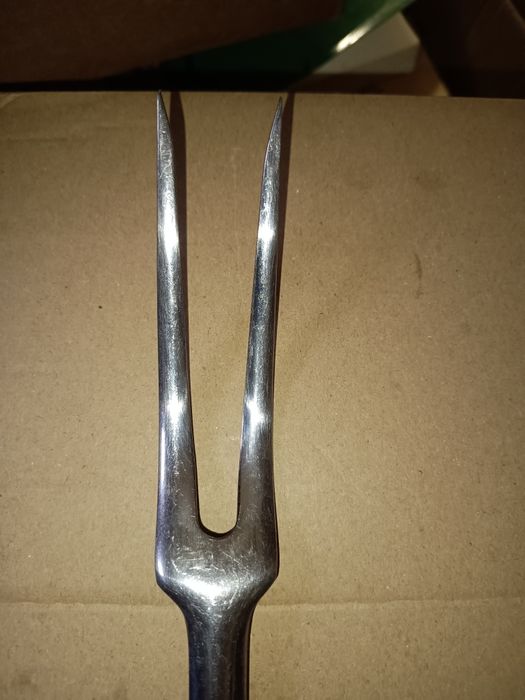 PRL. Gerlach duży widelec do mięsa.