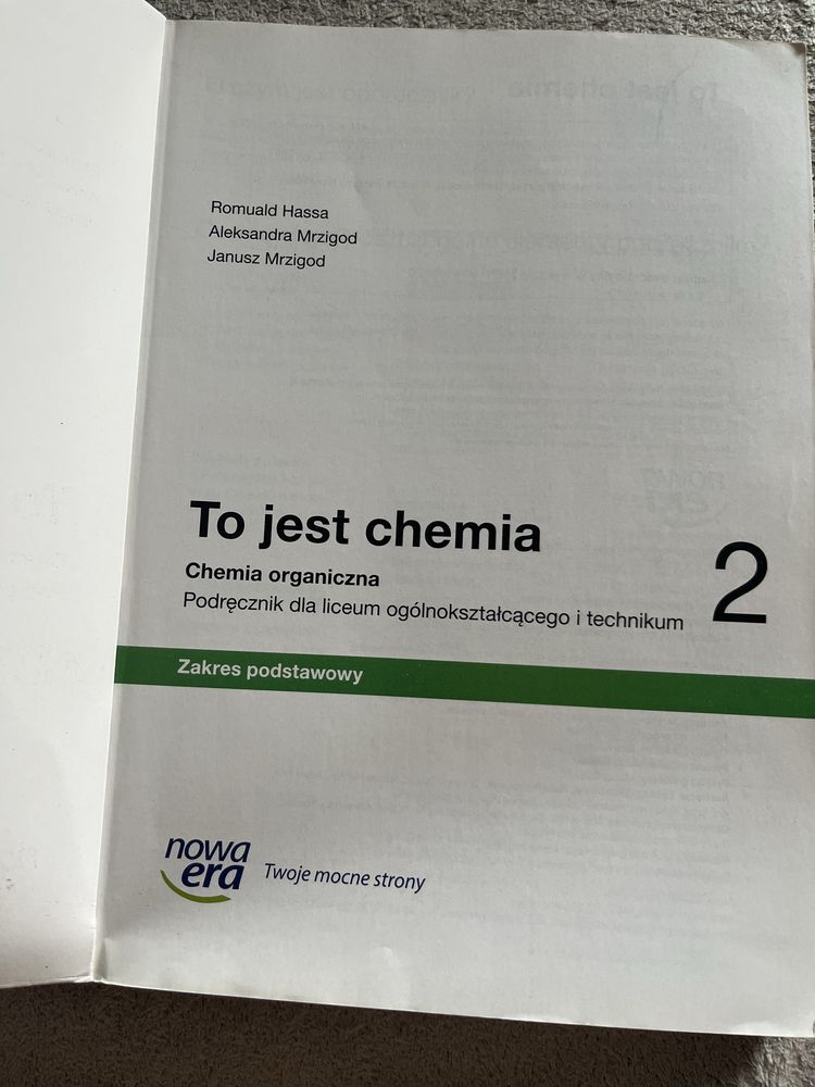 To jest chemia Podręcznik dla liceum ogólnokształcącego i technikum 2