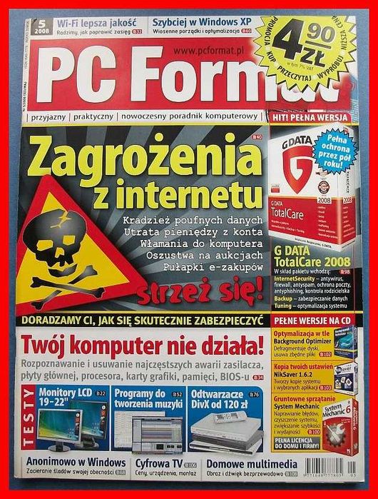 PC Format - 5/2008 (93) - CD - Zagrożenia z internetu