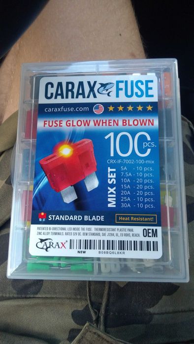 Bezpieczniki samochodowe "CARAX fuse"