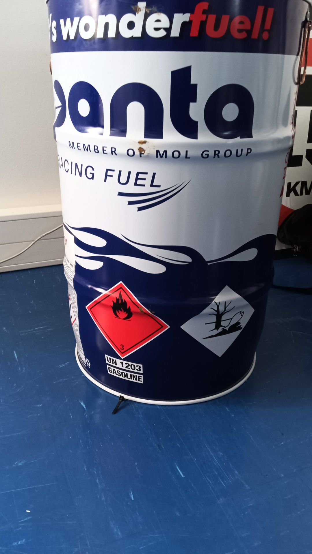 Bidão de gasolina Panta Racing  60 litros 102 octanas
