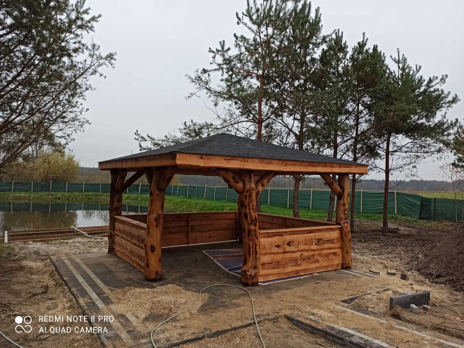 Altanka z bala Altana Altanki Altany Ogrodowa