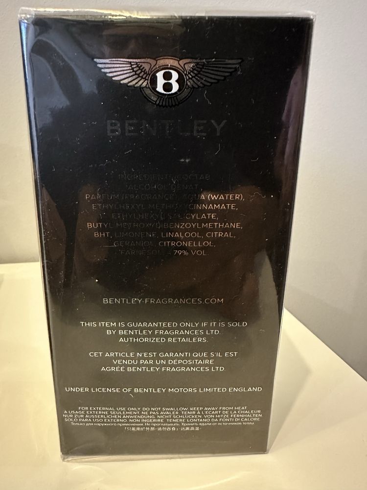 Perfumy męskie Bentley 100ml