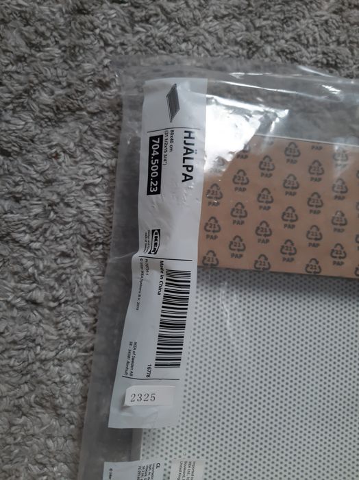 Półka na buty Hjalpa 704.500.23 biała 80x40