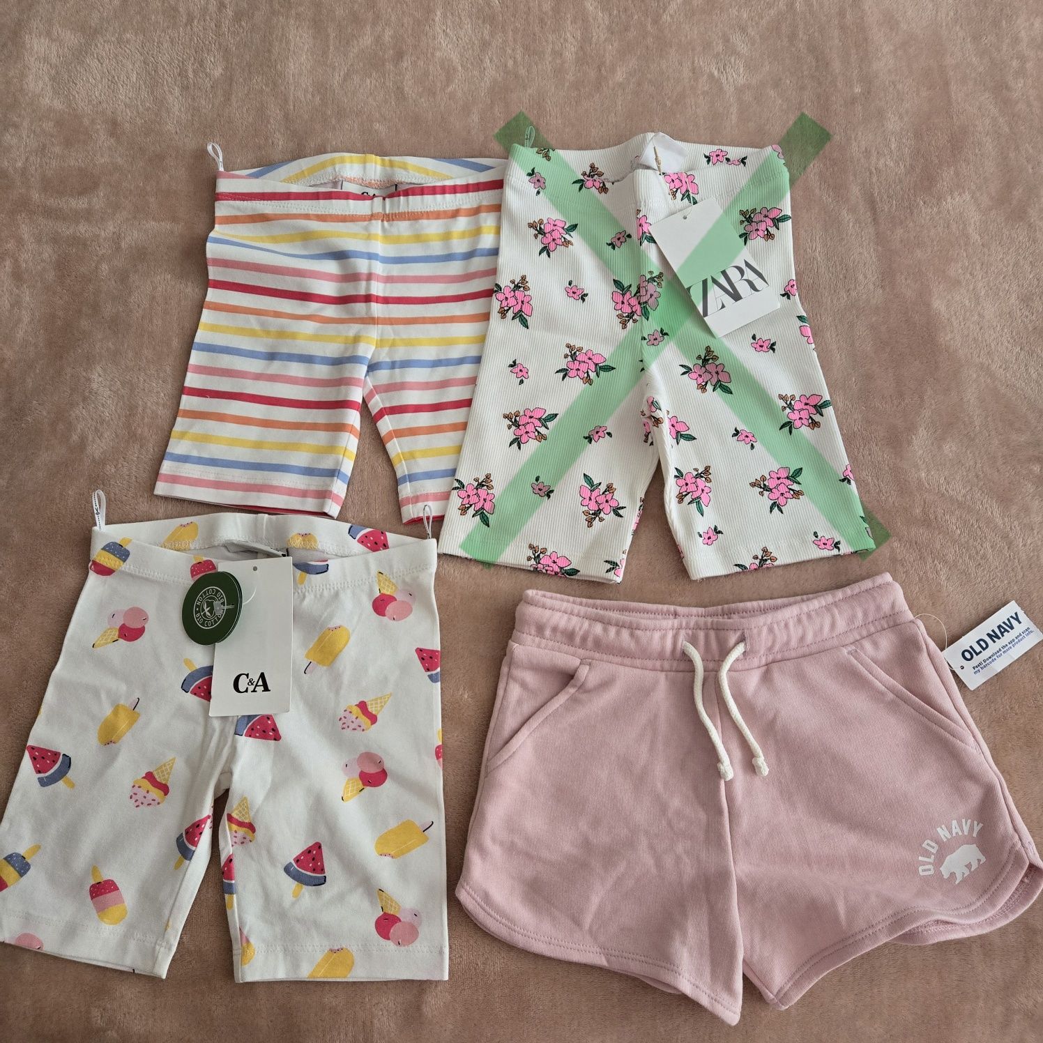 Шорти c&a old navy велосипедки для дівчинки 4 р 110 см