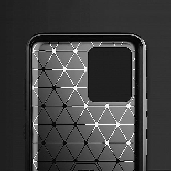 Etui TpuCarbon + Szkło Hartowane do Realme 8 / 8 Pro