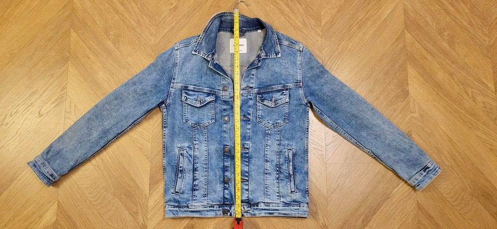 PRO8L3M ART BRUT KURTKA KATANA rozmiar "S" jeans custom projekt unisex