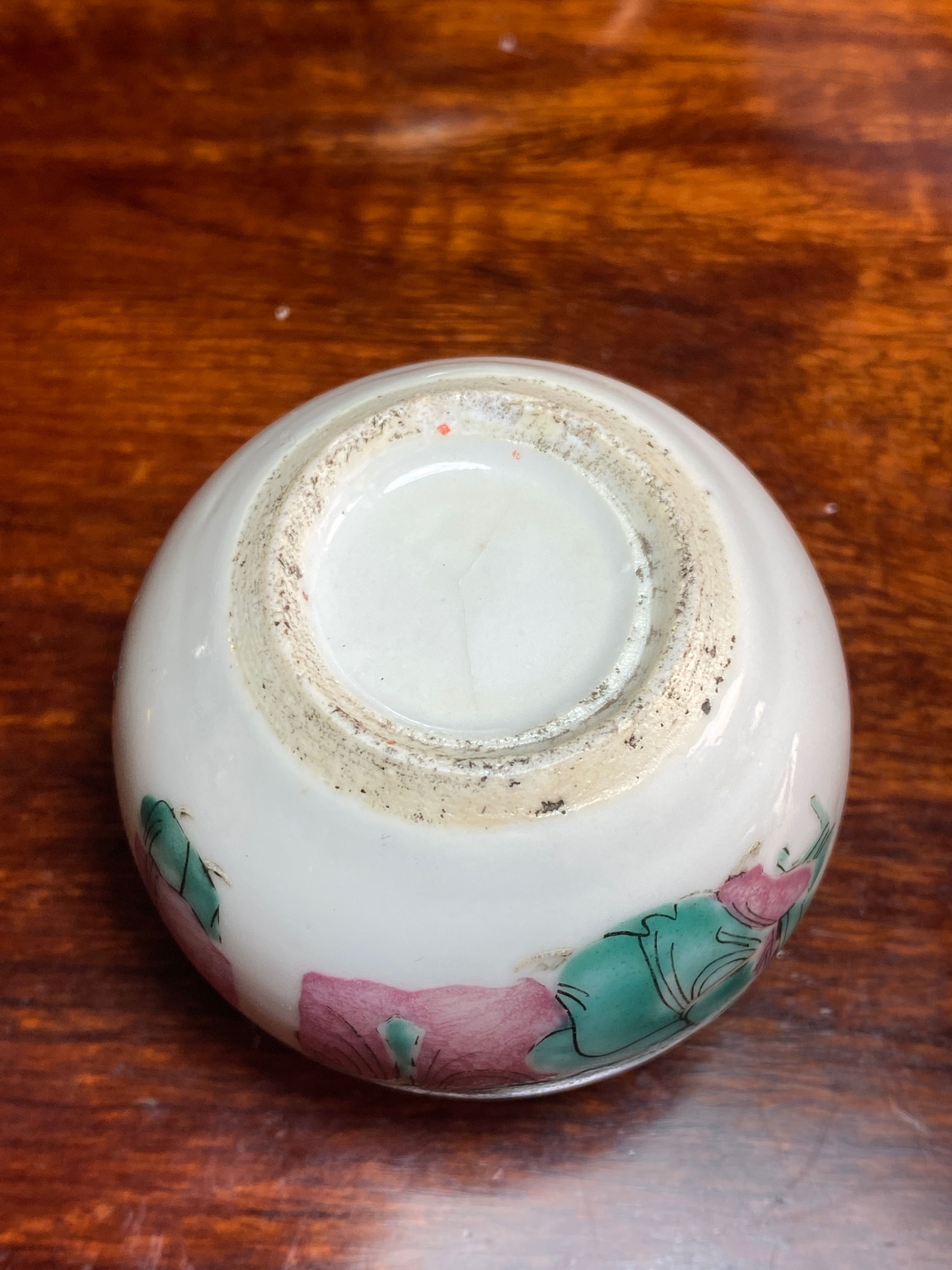 Pote especiarias Bojan Porcelana Chinesa Séc XVIII 5 cm