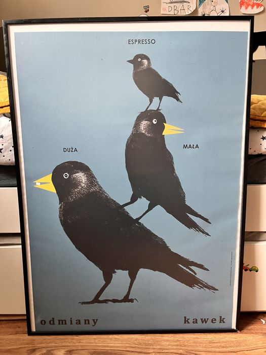 Plakat odmiany kawek