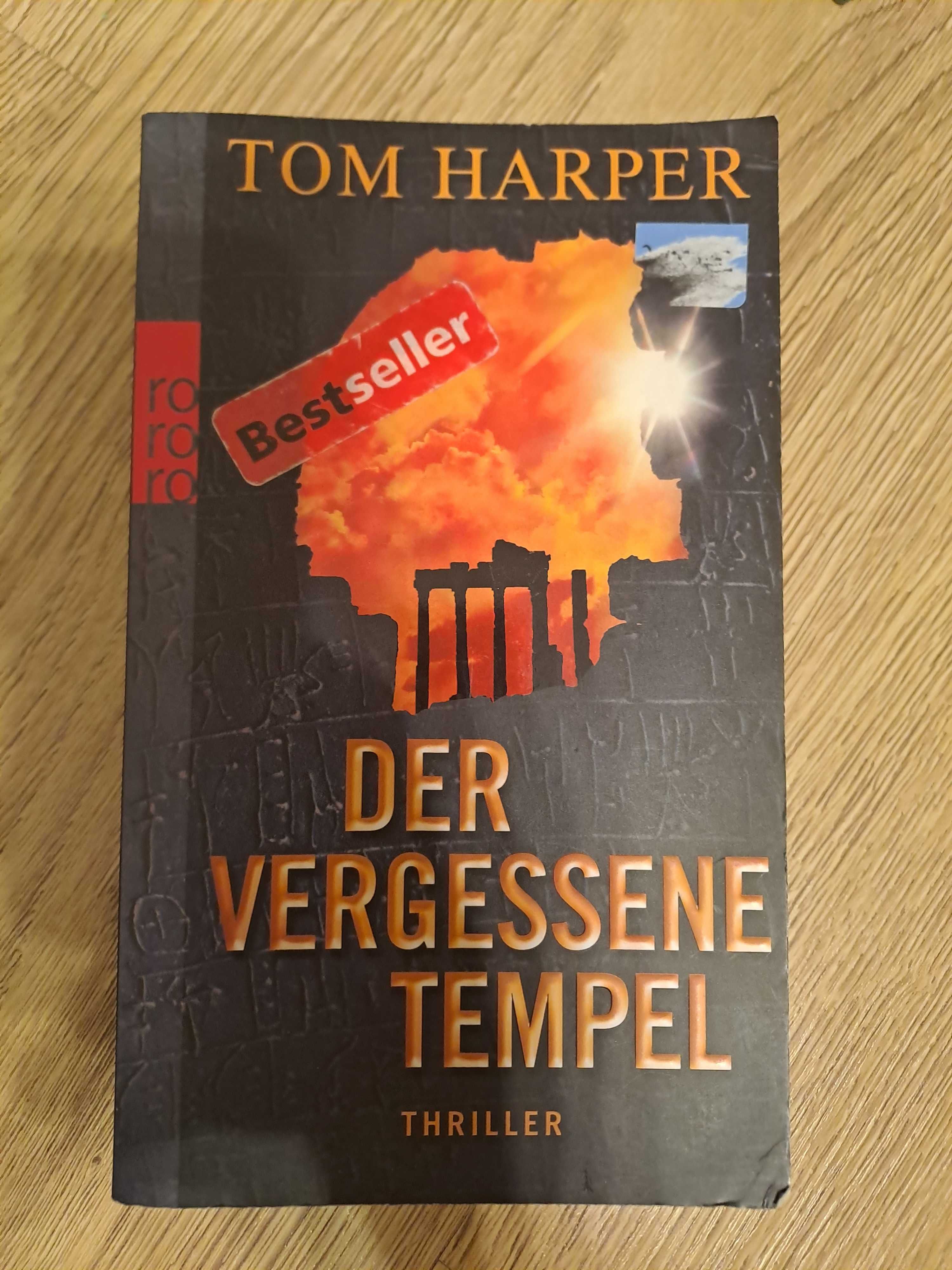książka "Der Vergessene tempel" po niemiecku