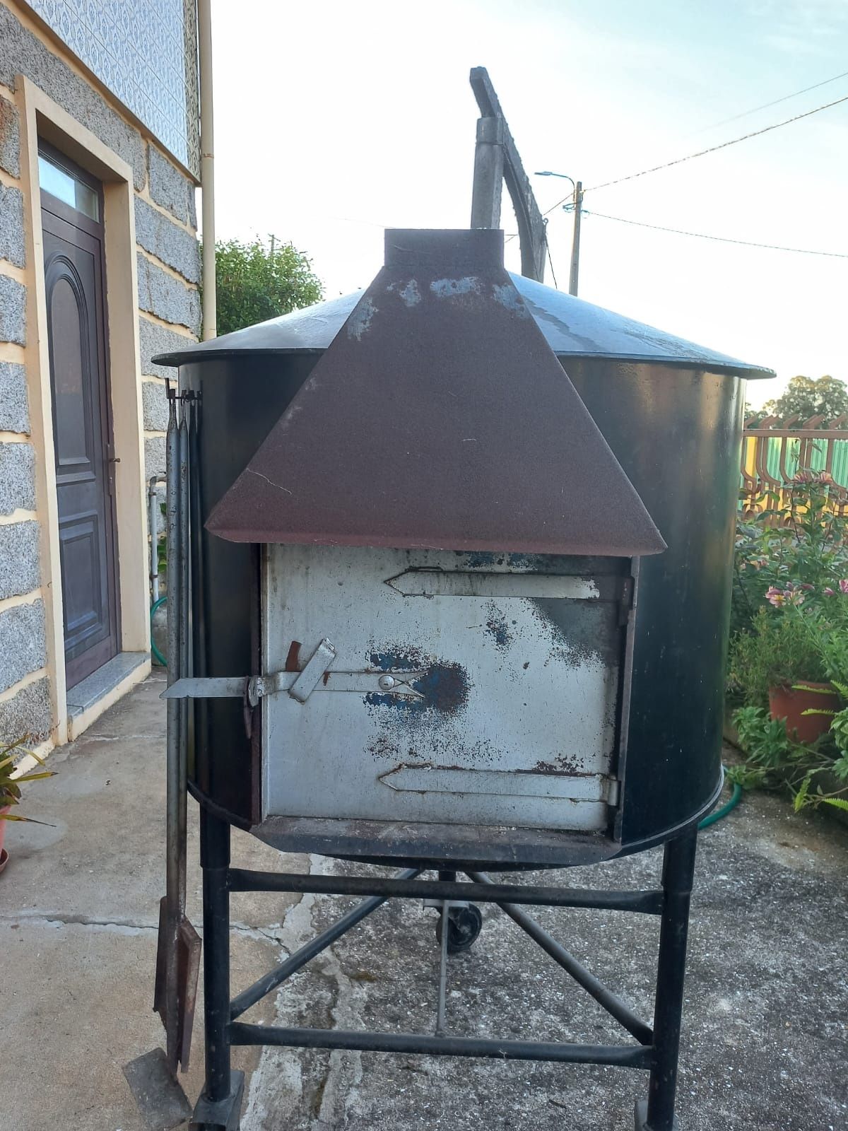 Forno a lenha móvel